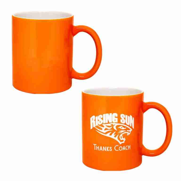 Bright Orange Coffee Mug 325ml